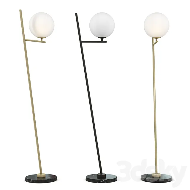 Floor lamp Flynn Eichholtz 3D Model Floor lamp Flynn Eichholtz 3D Model