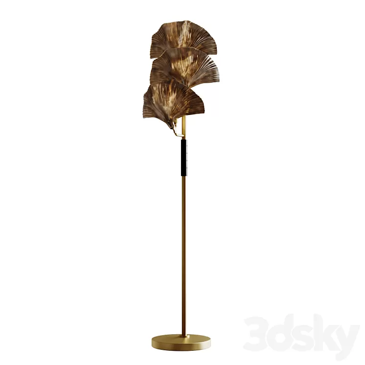 Floor lamp Ginkgo 3D Model Free Download