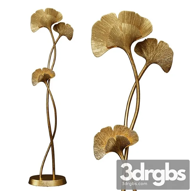 Floor lamp ginkgo biloba by chrystiane charles 3D Model Download