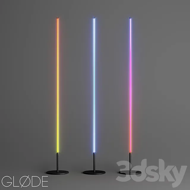 Floor lamp GLODE ColorConer 3D Model Floor lamp GLODE ColorConer 3D Model