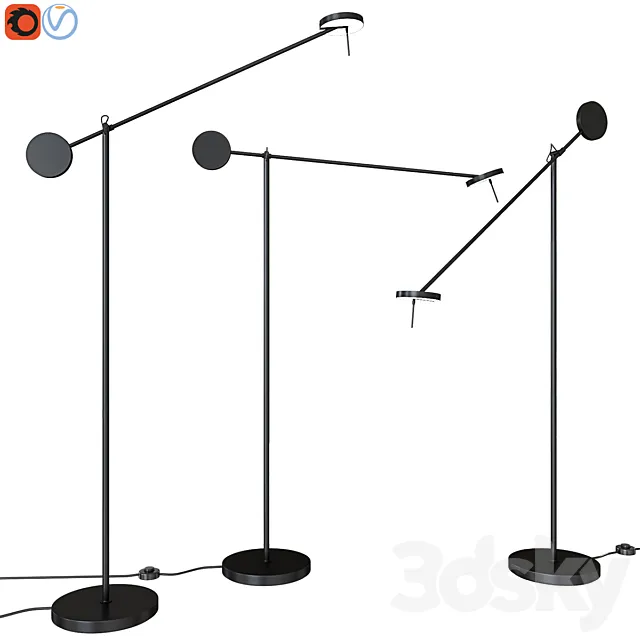 Floor lamp GROK INVISIBLE 2700K 25-7385-05-05 3DModel Floor lamp GROK INVISIBLE 2700K 25-7385-05-05 3DModel