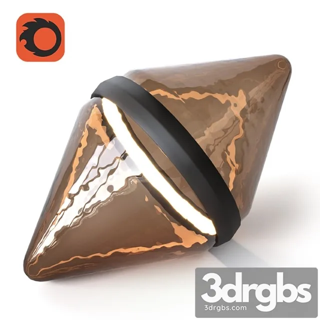 Floor Lamp Hollow By Dan Yeffet 3D Model Download