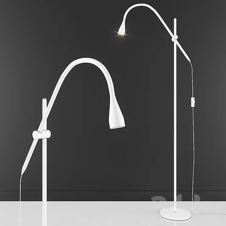 Floor lamp Ikea NEVLING 3D Model