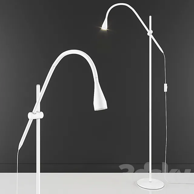 Floor lamp Ikea NEVLING 3DModel