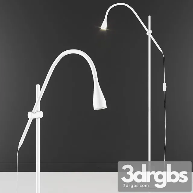 Floor Lamp Ikea Nevlinge 3D Model Download