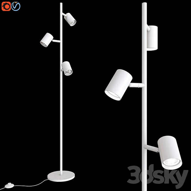 Floor lamp IKEA NYMÅNE NIMONE 3D Model
