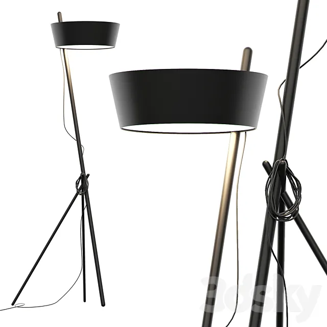 Floor lamp KA XL by Woodendot 3DModel Floor lamp KA XL by Woodendot 3DModel