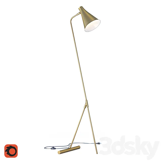 Floor lamp La Redoute Jameson 3D Model Floor lamp La Redoute Jameson 3D Model