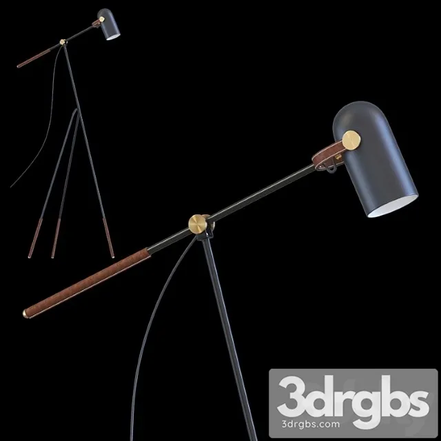 Floor lamp lampatron bullet 3D Model Download