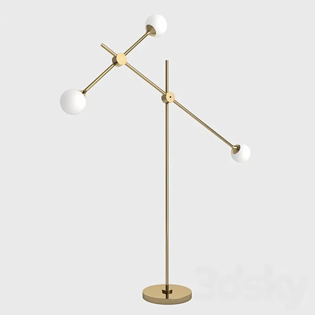 Floor lamp lampatron tilt 3D Model Floor lamp lampatron tilt 3D Model