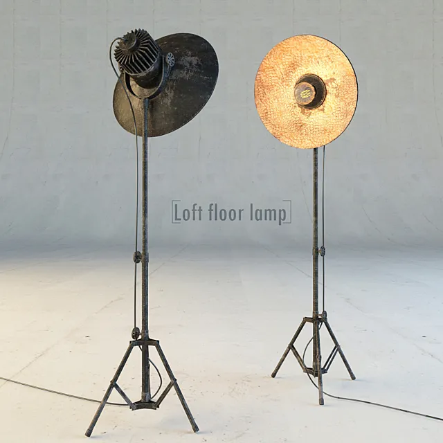 Floor lamp LOFT FLOOR LAMP 3DModel Floor lamp LOFT FLOOR LAMP 3DModel