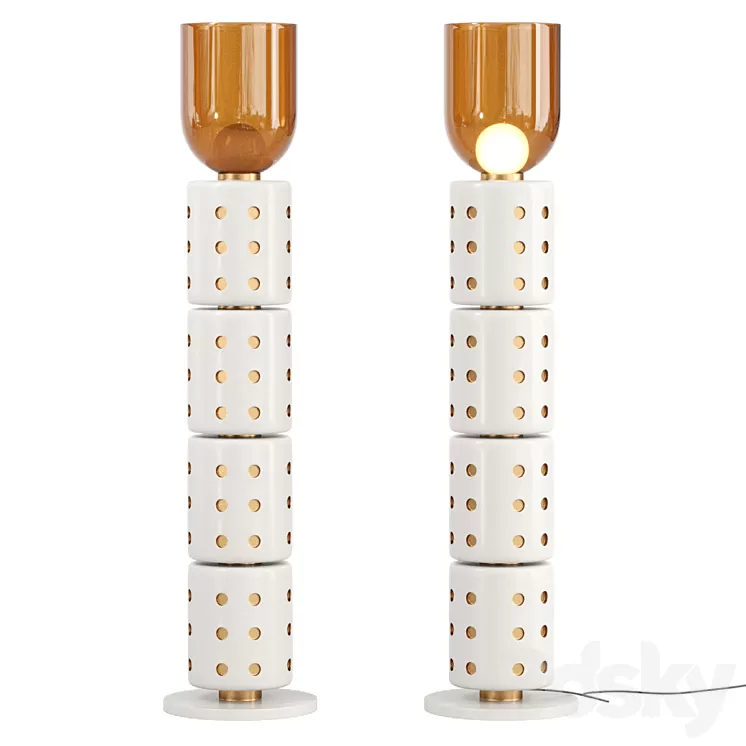 Floor lamp MARLON Mezzo 3D Model