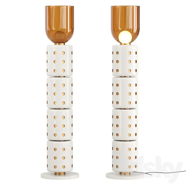 Floor lamp MARLON Mezzo 3DModel