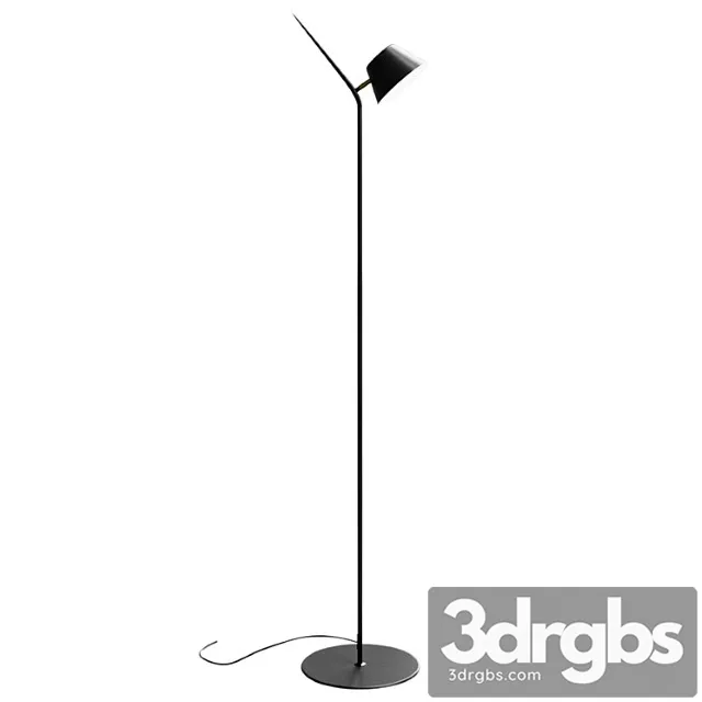 Floor Lamp Mosti Black 3D Model Download