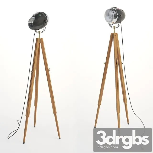 Floor lamp motolight 3D Model Download
