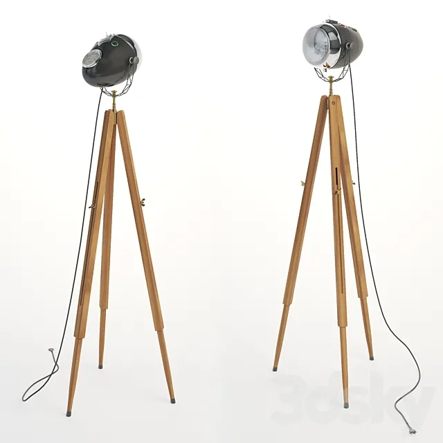 Floor lamp Motolight 3D Model