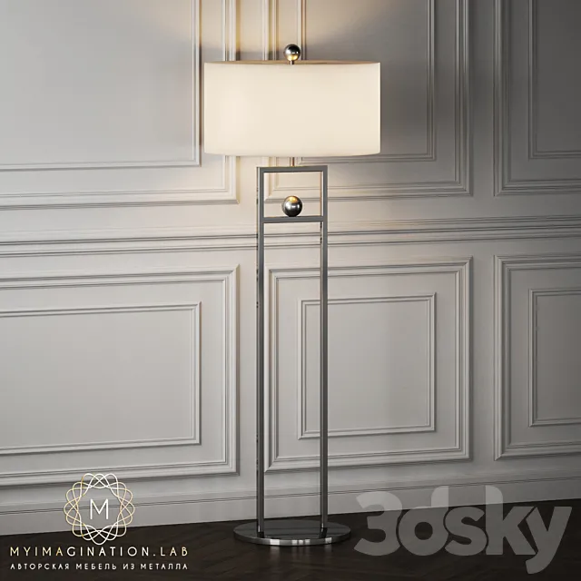 Floor Lamp My Imagination Porter 3D Model Floor Lamp My Imagination Porter 3D Model