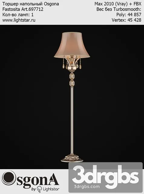 Floor lamp Napol Ni Osgona Fastosita Art 697712 3D Model Download