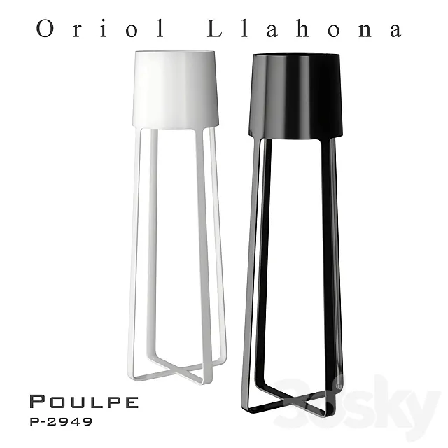 Floor lamp Poulpe P-2949 3DModel Floor lamp Poulpe P-2949 3DModel