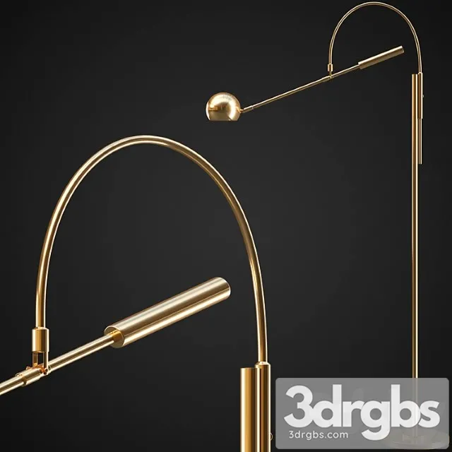 Floor lamp restoration hardware orbiter ii 3D Model Download