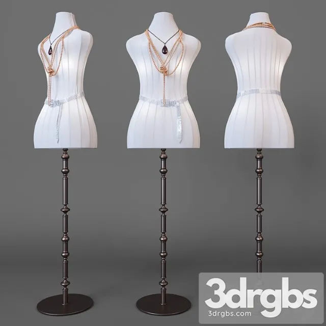 Floor lamp silhouette 3D Model Download