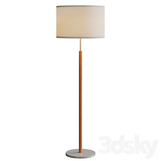 Floor lamp TK Lighting – 5216 Deva White 3D Model Floor lamp TK Lighting – 5216 Deva White 3D Model
