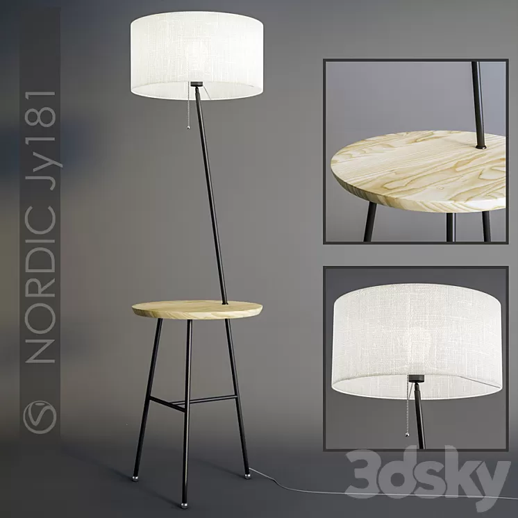 Floor lamp TRAZOS NORDIC Jy181 Floor Lamps 3D Model Floor lamp TRAZOS NORDIC Jy181 Floor Lamps 3D Model