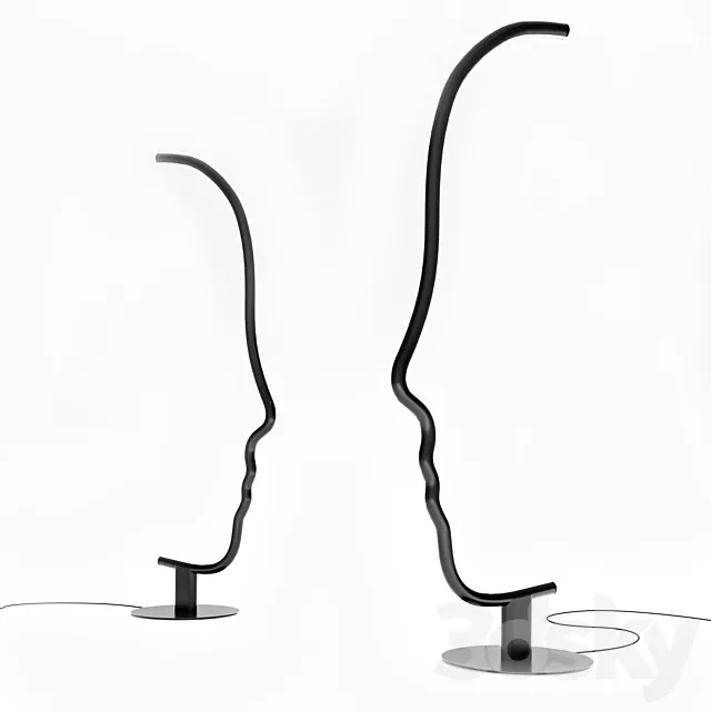 Floor lamp Vis a Vis from the Italian manufacturer Mogg 3D Model Floor lamp Vis a Vis from the Italian manufacturer Mogg 3D Model