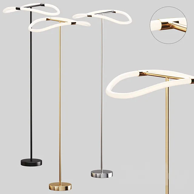 Floor lamp with Aliexpress 003 3D Model