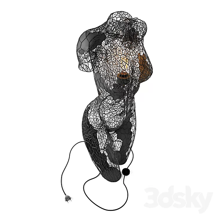 Floor Lamp "WOMAN" 3D Model
