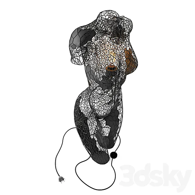 Floor Lamp “WOMAN” 3DModel Floor Lamp “WOMAN” 3DModel