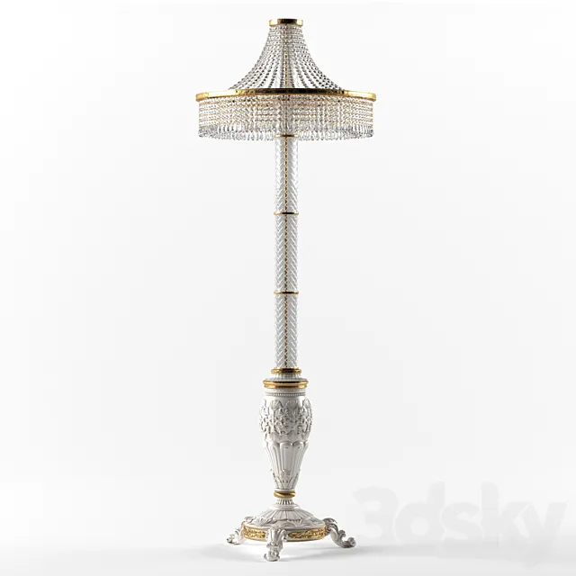 Floor lamp Zanaboni 3D Model