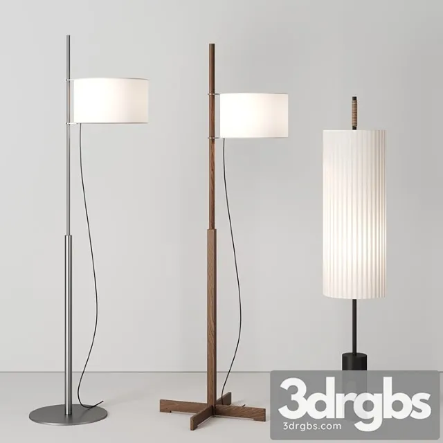 Floor Lamps by Santa Cole 3D Model Download