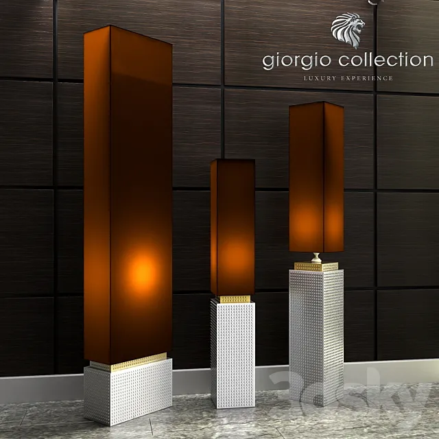 Floor lamps Giorgio Collection _ City LAMP 3D Model Floor lamps Giorgio Collection _ City LAMP 3D Model