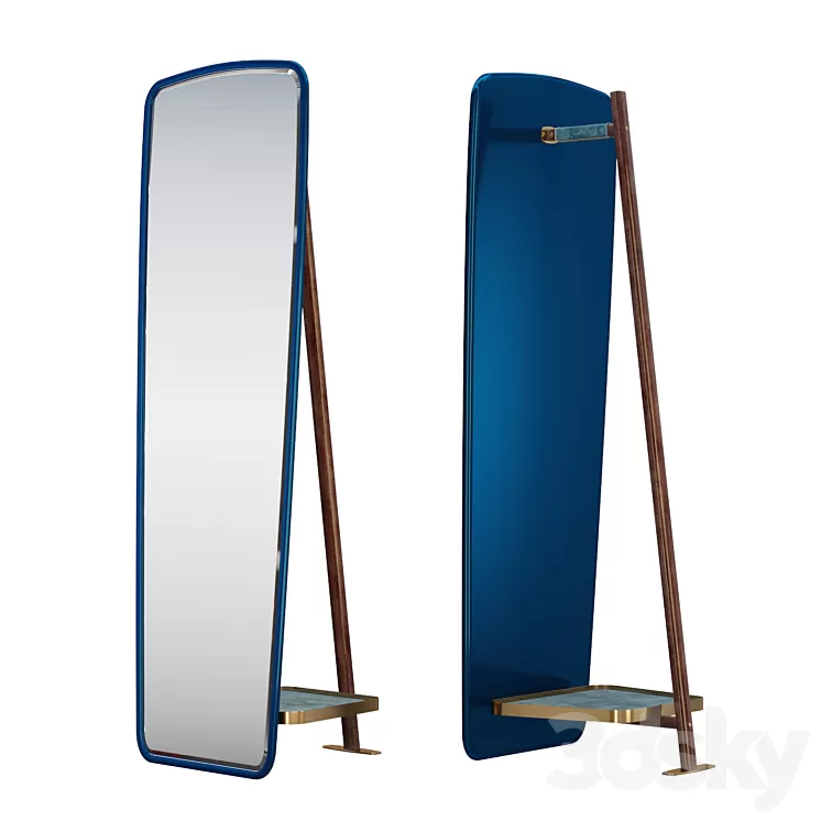 Floor mirror Borzalino LEO 3D Model Free Download