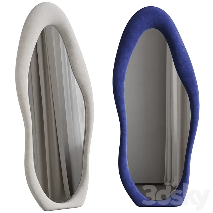 Floor mirror Ginny Irregular 3D Model Floor mirror Ginny Irregular 3D Model