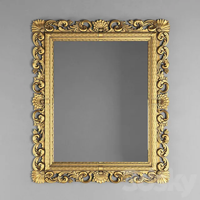 Floor mirror Spini 19560 3DModel Floor mirror Spini 19560 3DModel