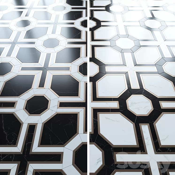 Floor mosaic from the factory Madique 3D Model Free Download Floor mosaic from the factory Madique 3D Model Free Download