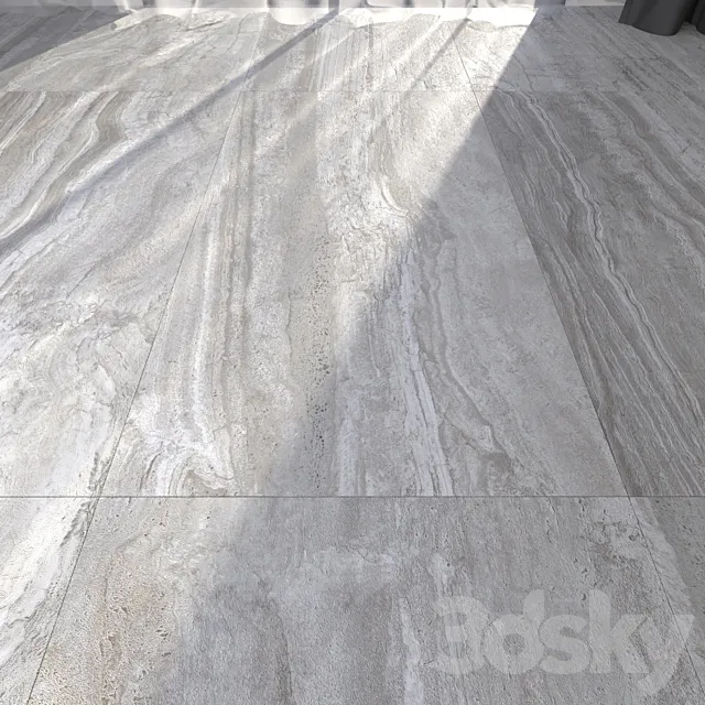 Floor Navona Gray Vein 60×120 3D Model