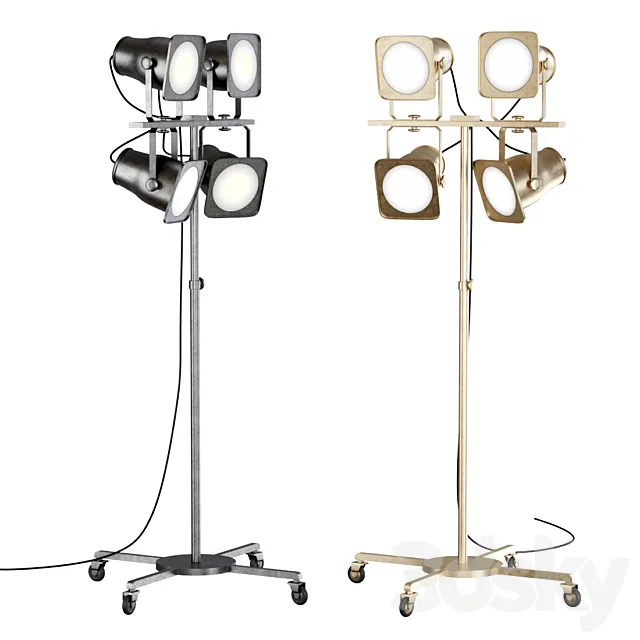 Floor spotlight 3D Model