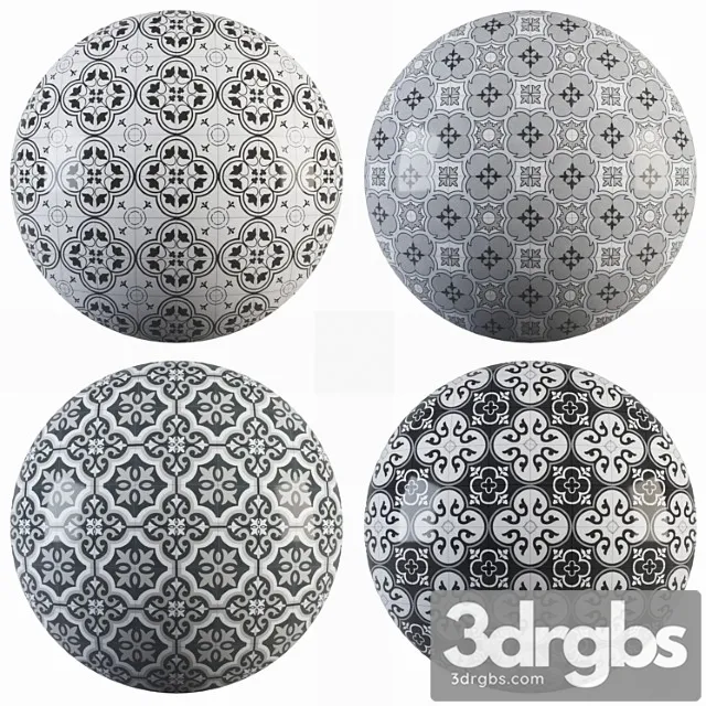 FLoor Tile Collection 01 3D Model Download