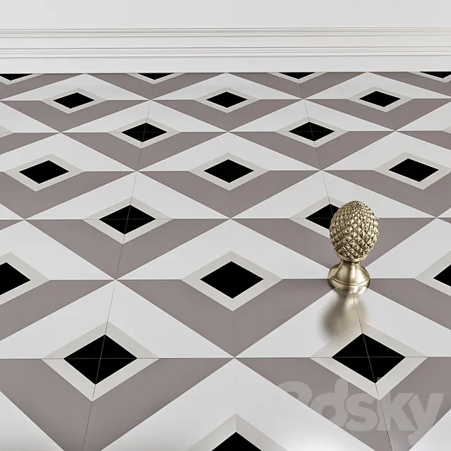 Floor tiles_2 3DModel Floor tiles_2 3DModel