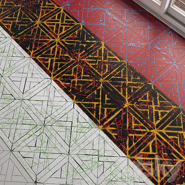 Floors set hogart 005 3DModel