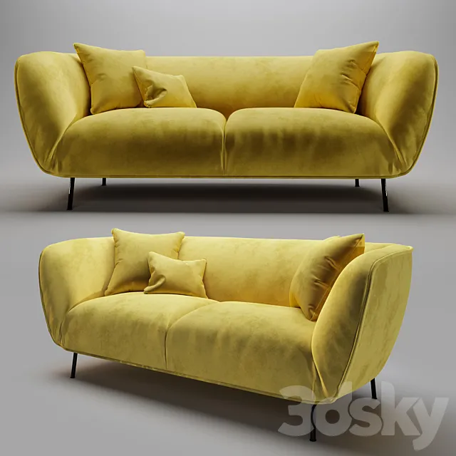 Florence Sofa 3D Model Florence Sofa 3D Model