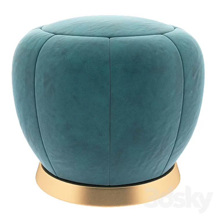 Florence Stool 3D Model Florence Stool 3D Model