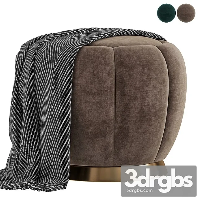 Florence Stool By Luxdeco Collection 3D Model Download