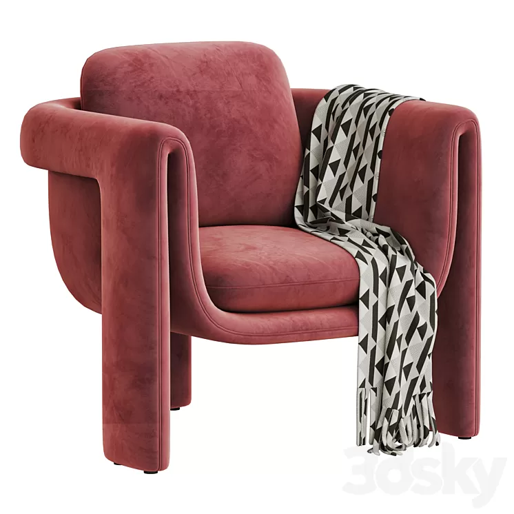 floria armchair 3D Model floria armchair 3D Model