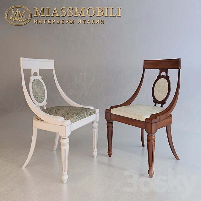 Floriana chairs from Miassmobili 3D Model Floriana chairs from Miassmobili 3D Model