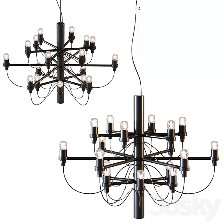 Flos 2097/18 | Hanging lamp 3D Model Flos 2097/18 | Hanging lamp 3D Model