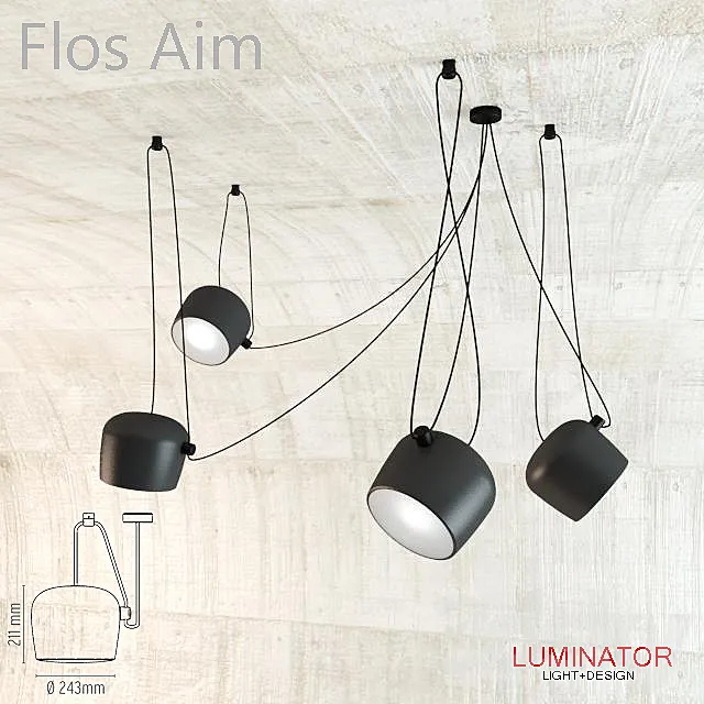 Flos Aim 3D Model Flos Aim 3D Model